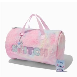 Disney Stitch Exclusive Furry Slumber Party Duffle Bag